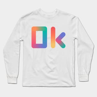 OK illustration Long Sleeve T-Shirt